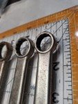 Vintage Duro Chrome Combination Wrench Set 9/16" 5/8" 11/16" USA