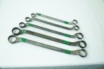 5x Offset Double Box End Wrenches Craftsman, Duro Chrome, Super Quality USA