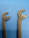 Vintage Duro Chrome ignition midget Wrench Set with Case Made In USA Used Nice!