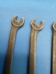 Vintage Duro Chrome ignition midget Wrench Set with Case Made In USA Used Nice!