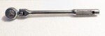 Vintage Duro-Chrome Flex Head, 3/8 Drive, Ratchet 4436 Round Head Reversible USA