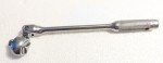 Vintage Duro-Chrome Flex Head, 3/8 Drive, Ratchet 4436 Round Head Reversible USA