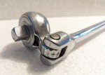 Vintage Duro-Chrome Flex Head, 3/8 Drive, Ratchet 4436 Round Head Reversible USA