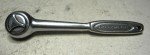 VINTAGE DURO-CHROME 5"  4575  1/4" RATCHET FORGED IN USA !