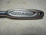 VINTAGE DURO-CHROME 5"  4575  1/4" RATCHET FORGED IN USA !