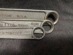 3 Vintage USA Adjustable wrenches 6" Wards 8" Diamond 10" Duro-Chrome 2088A