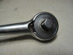 VINTAGE DURO-CHROME 5"  4575  1/4" RATCHET FORGED IN USA !