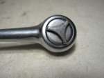 VINTAGE DURO-CHROME 5"  4575  1/4" RATCHET FORGED IN USA !