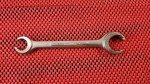 MADE IN THE U.S.A. DURO CHROME FLARE WRENCH #371, 3/4" & 1", EXCELLENT COND. USA
