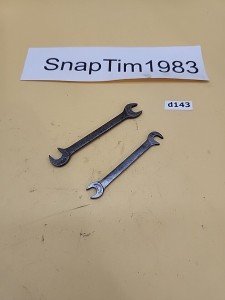 Duro- Chrome 82,84  SAE 15/64,16/64  Open End Ignition Wrench