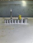 Vintage Duro Chrome SAE 12 Point 3/8” Drive 10 Pc. Socket Set USA Very Clean