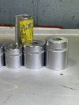Vintage Duro Chrome SAE 12 Point 3/8” Drive 10 Pc. Socket Set USA Very Clean