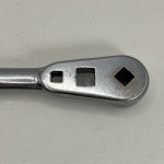 Vintage DURO-CHROME # 4491 1/4” Square drive ratchet wrench combo