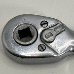 Vintage DURO-CHROME # 4491 1/4” Square drive ratchet wrench combo