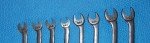 Set of 8 Vintage Duro Chrome Ignition Wrenches