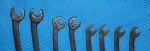 Set of 8 Vintage Duro Chrome Ignition Wrenches