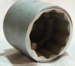 DURO CHROME 5184 Heavy Duty 1" Drive with 2 5/8" 12 Point Socket Made In USA