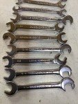17 Vintage Duro Chrome Ignition Wrenches Set