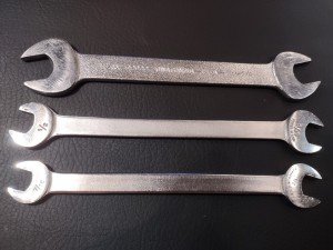Vintage Duro Tappet Wrench Set of 3