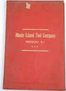 1920 Antique Rhode Island Tool Co. Parts Catalogue