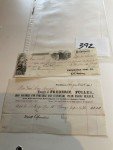 Civil War Era Providence Tool Co. Invoices