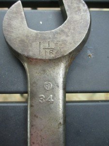 Rhode Island #34 Double Open End Wrench