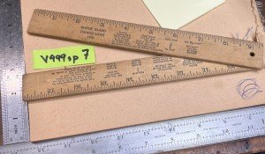 Vintage Rhode Island Fishing Laws Folding Ruler