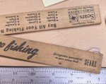 Vintage Rhode Island Fishing Laws Folding Ruler
