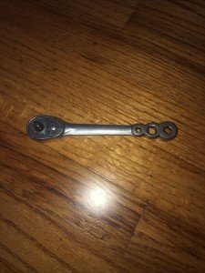 Vintage Duro-Chrome 4490 Ratcheting Refrigeration Wrench USA