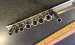Indestro 7pc 1/4" Drive Chrome Socket Set
