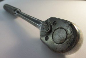 Duro-Chrome 4472 3/8" Drive 7.5" Long Knurled Handle Ratchet USA