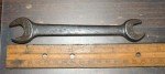 VINTAGE G1025 DURO-CHROME 1/2 X 19/32 OPEN WRENCH, WWII 1945 GOVERNMENT G-CODE