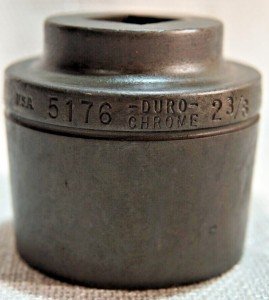 DURO CHROME 5176 Heavy Duty 1" Drive with 2 3/8" 12 Point Socket Made In USA