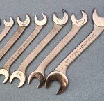 Vintage Duro Chrome 9 piece Ignition Wrench Set NO, 1709 w/Case USA