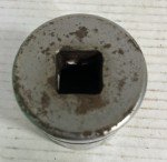 Vintage Duro Chrome USA 4154 1-11/16", 12 point, 3/4" Drive Socket Large
