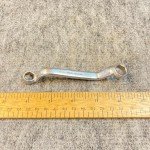 Vintage Duro Chrome 3/8"-7/16" Wrench Box End Offset 6 Point #2041 USA
