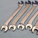 Vintage Duro Chrome 9 piece Ignition Wrench Set NO, 1709 w/Case USA