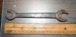 VINTAGE G1025 DURO-CHROME 1/2 X 19/32 OPEN WRENCH, WWII 1945 GOVERNMENT G-CODE