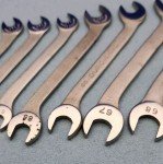 Vintage Duro Chrome 9 piece Ignition Wrench Set NO, 1709 w/Case USA