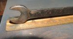 VINTAGE G1025 DURO-CHROME 1/2 X 19/32 OPEN WRENCH, WWII 1945 GOVERNMENT G-CODE