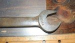 1034A VTG. DURO-CHROME 15/16 X 1-1/16 X-Circle CIRCLE-X Wrench 1942-45 WWII ERA
