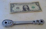 Vintage Duro-Chrome #4490 Ratcheting Refrigeration Wrench USA
