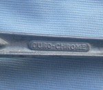 vintage Duro Chrome No. 4492 ratchet socket wrench 3/8" drive pat. 1933 6"