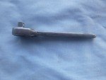 vintage Duro Chrome No. 4492 ratchet socket wrench 3/8" drive pat. 1933 6"