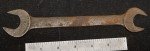 Vintage Duro-Chrome Circle X Logo Open-End Wrench, 7/8" x 13/16" Forged in USA