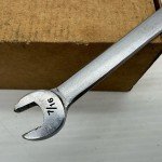 Duro Chrome 1/2" X 7/16" Open End Wrench 1725 Forged In USA Vintage