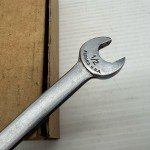 Duro Chrome 1/2" X 7/16" Open End Wrench 1725 Forged In USA Vintage