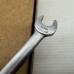 Duro Chrome 1/2" X 7/16" Open End Wrench 1725 Forged In USA Vintage