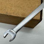 Duro Chrome 1/2" X 7/16" Open End Wrench 1725 Forged In USA Vintage
