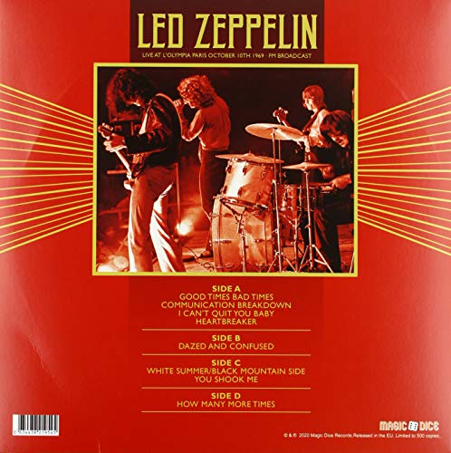 Led Zeppelin Performs at L'Olympia Paris